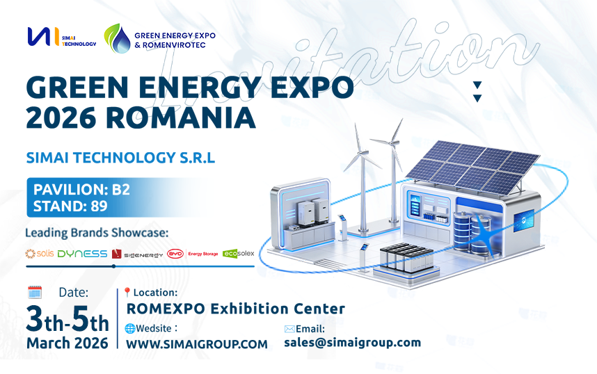 SIMAI Technology va exposer &agrave; Green Energy Expo & Romenvirotec 2026 &agrave; Bucarest