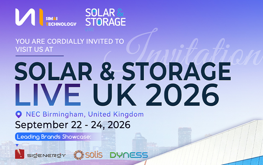 Simai exposera au Solar & Storage Live UK 2026, pr&eacute;sentant des solutions photovolta&iuml;ques et int&eacute;gr&eacute;es de stockage d'&eacute;nergie fabriqu&eacute;es en Europe